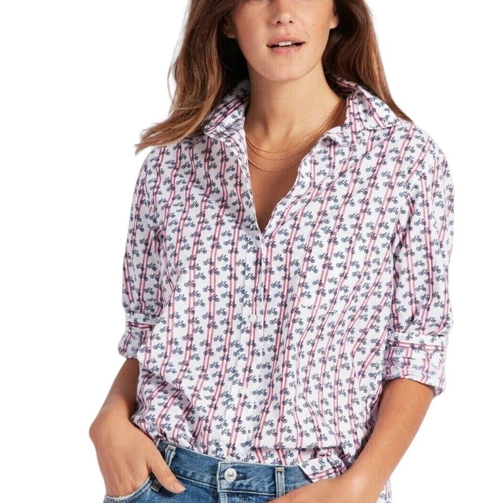 GRAYSON The Hero Button up Shirt Bicycle Print size 01